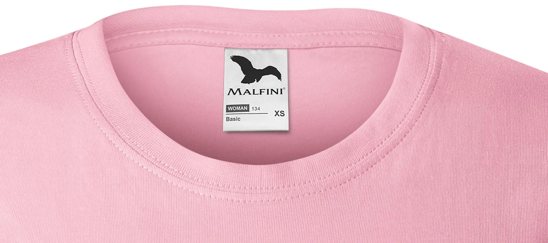 Dámské triko jednoduché - Klasický kulatý výstřih