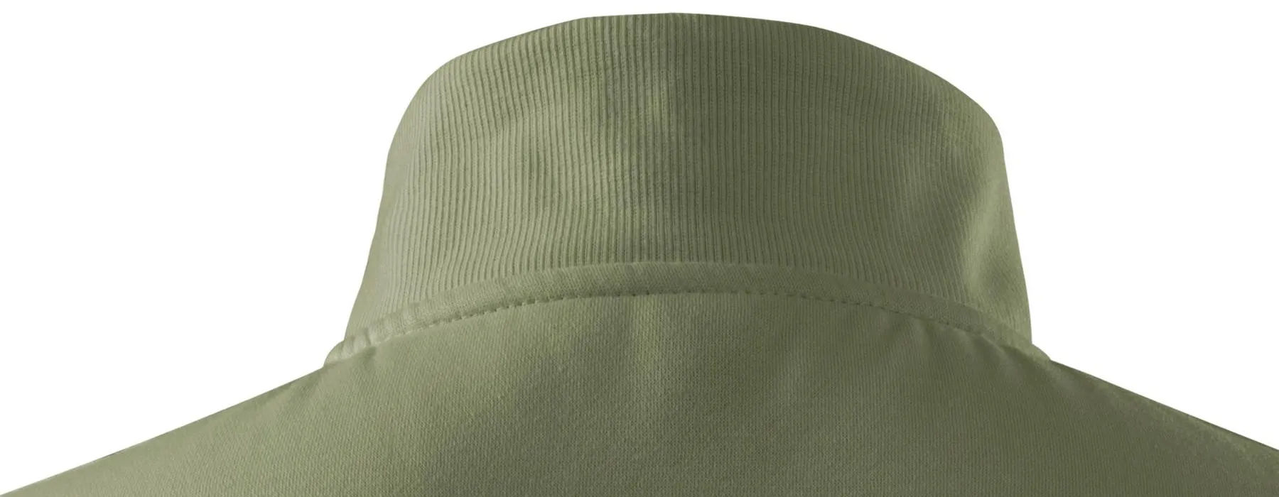 Pánská mikina jednoduchá bez kapuce - Vysoký límec