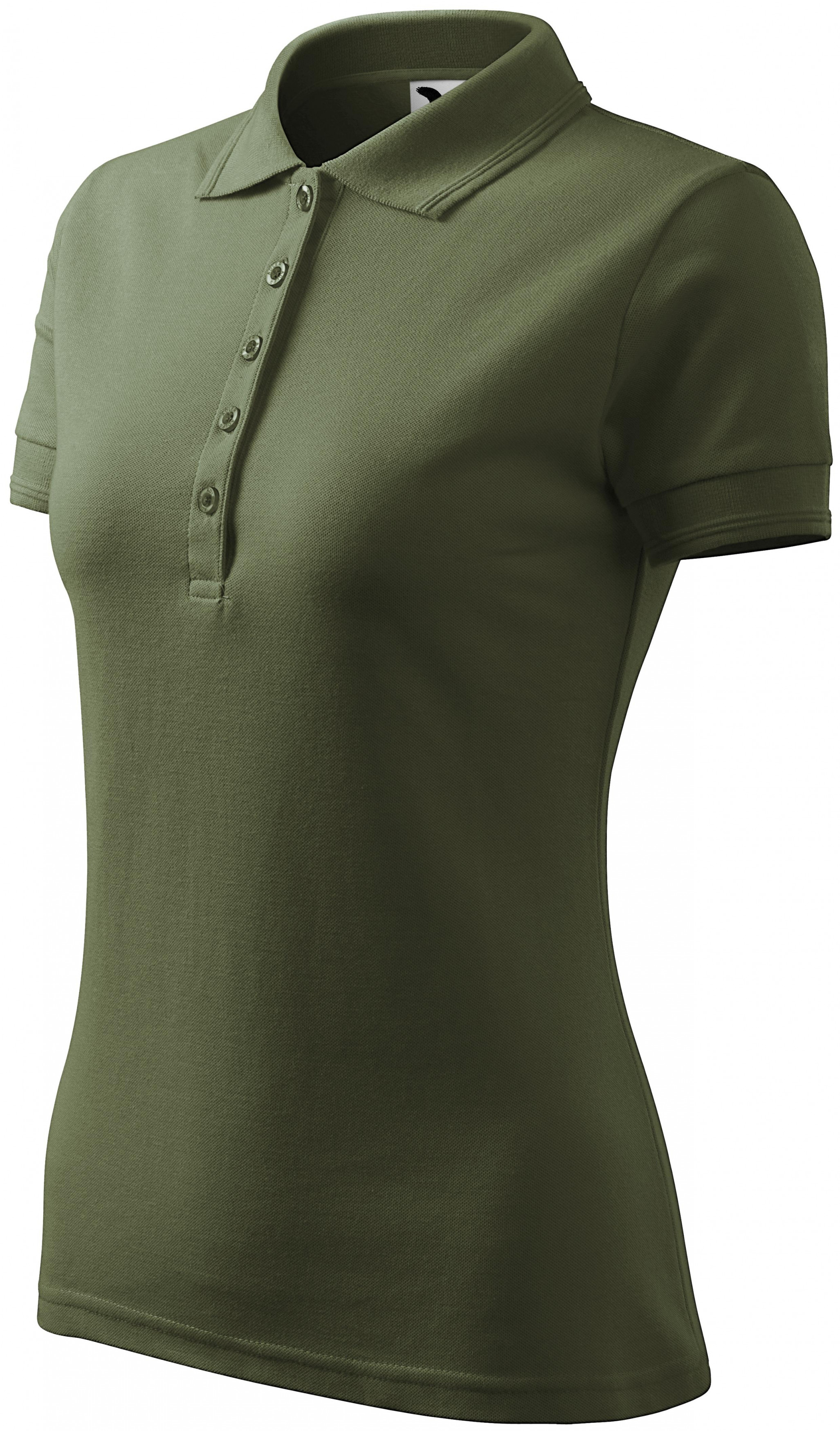 Dámská elegantní polokošile, khaki, XL