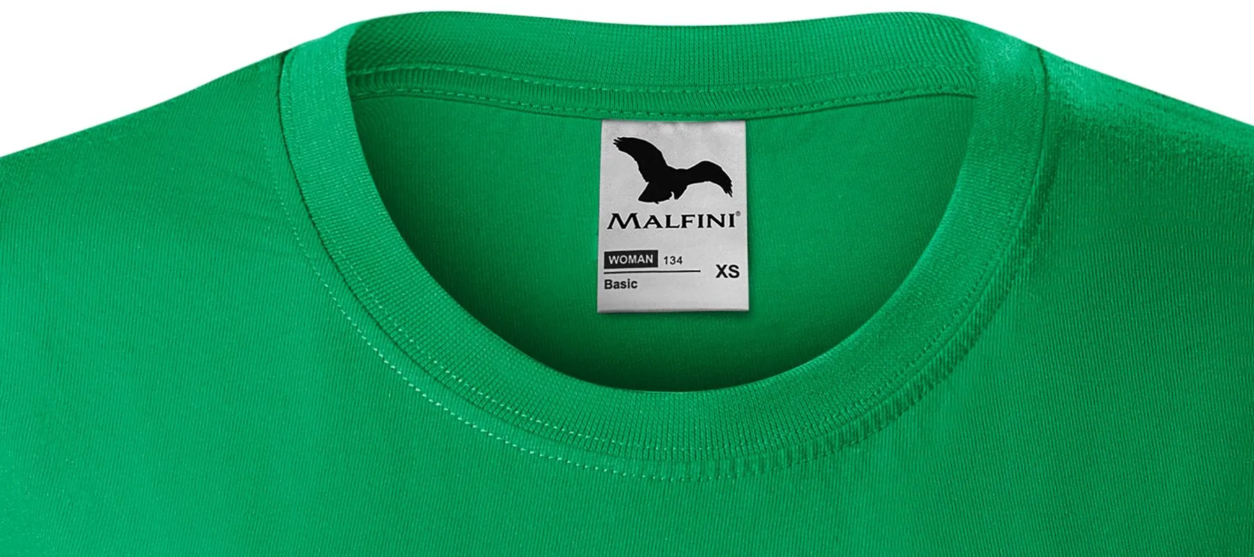 Dámské triko jednoduché - Klasický kulatý výstřih