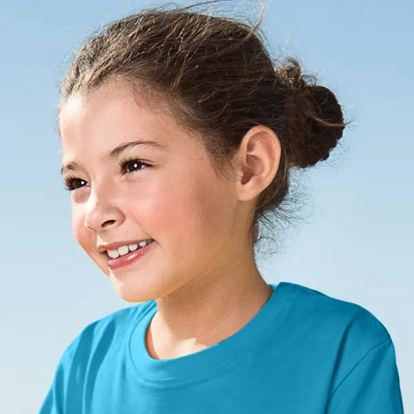 Dětské tričko klasické na leto - Klasický kulatý výstřih