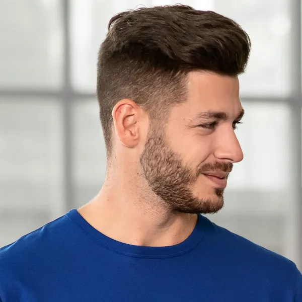 Odolné pánské tričko - Klasický kulatý výstřih