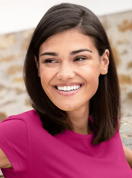 Dámské trendové tričko - Klasický kulatý výstřih