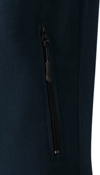 Fleecová vesta kontrastní - Praktické kapsy se zipem