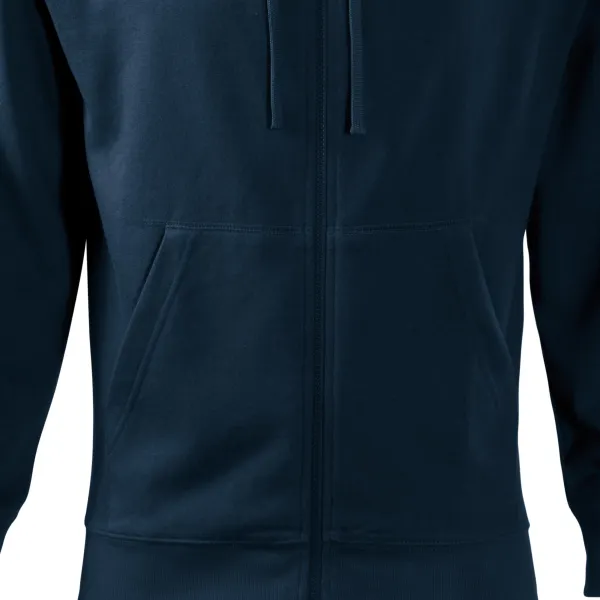 Pánská mikina s kapucí - Volný střih s bočními švy