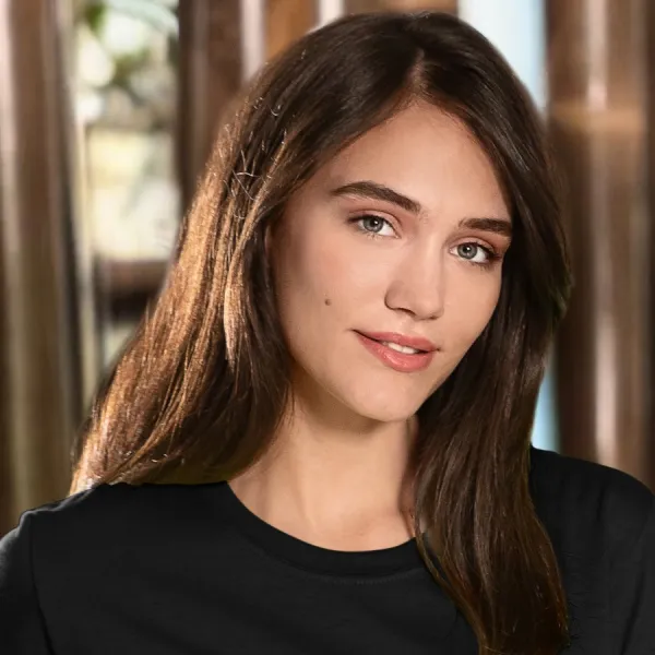 Dámské triko klasické - Klasický kulatý výstřih