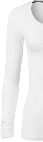 Dámské triko s dlouhými rukávy a hlubším výstřihem - Klasické dlouhé rukávy