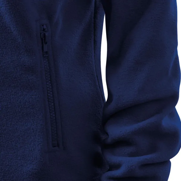 Dámská bunda fleecová - Praktické kapsy se zipem