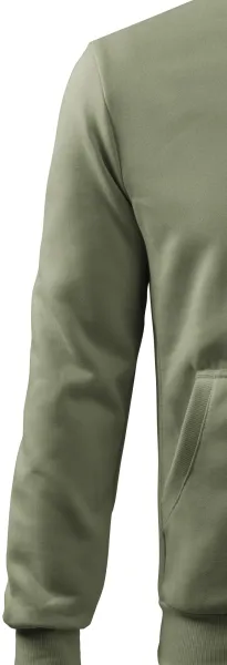 Pánská mikina jednoduchá bez kapuce - Klasické dlouhé rukávy