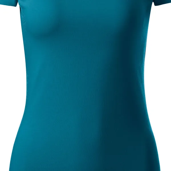 Dámské triko s ozdobným prošitím - Projmutý, zúžený střih