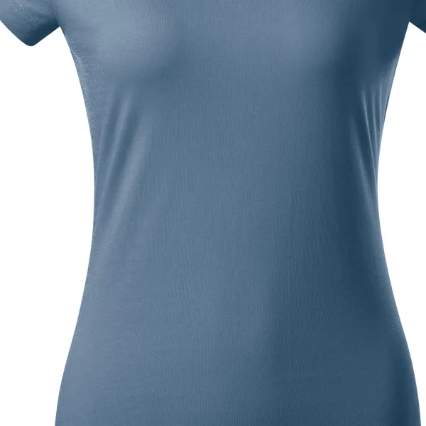 Dámské tričko s V-výstřihem zúžené - Jemně zúžený střih