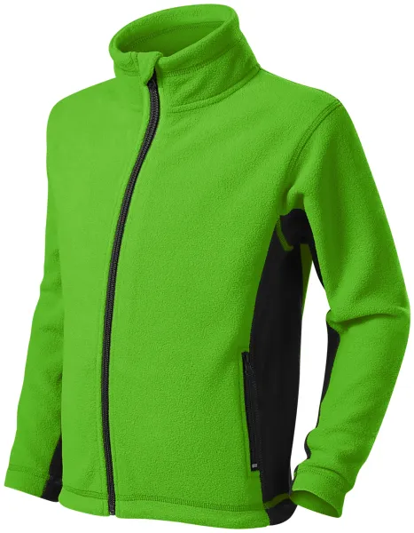 Dětská fleecová bunda kontrastní - Dětská fleecová bunda s kontrastními prvky