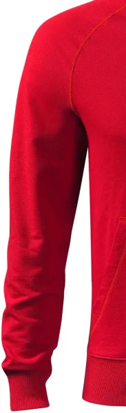 Pánská mikina kontrastní, s kapucí - Klasické dlouhé rukávy