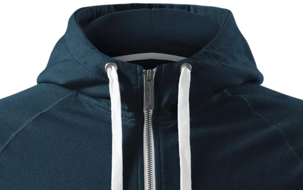 Pánská mikina kontrastní, s kapucí - Kapuce se šňůrkami ke stažení