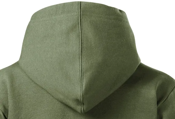 Pohodlná dámská mikina s kapucí - Kapuce se šňůrkami ke stažení