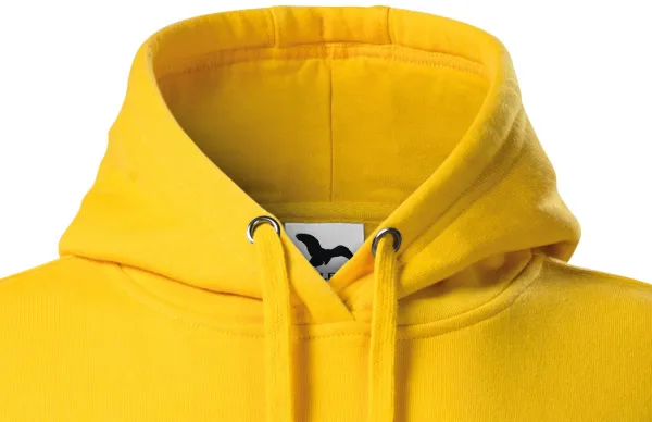 Dámská mikina bez zipu s kapucí - Kapuce se šňůrkami ke stažení