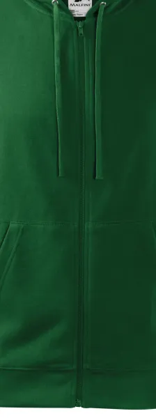 Pánská mikina s kapucí - Zip v barvě mikiny