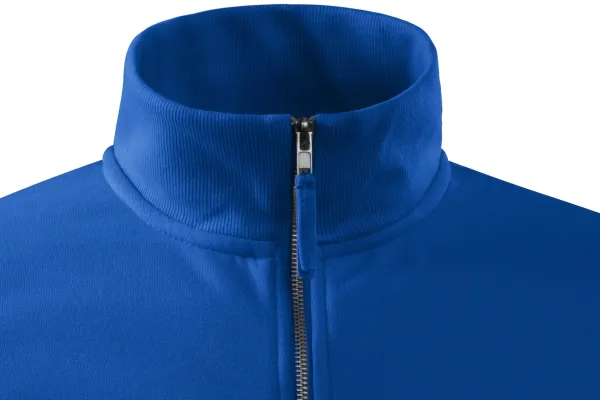 Pánská mikina jednoduchá bez kapuce - Vysoký límec