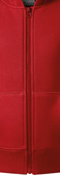 Dětská mikina s kapucí - Zip v barvě mikiny