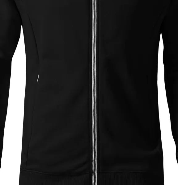 Pánská mikina se skrytými kapsami - Volný střih s bočními švy