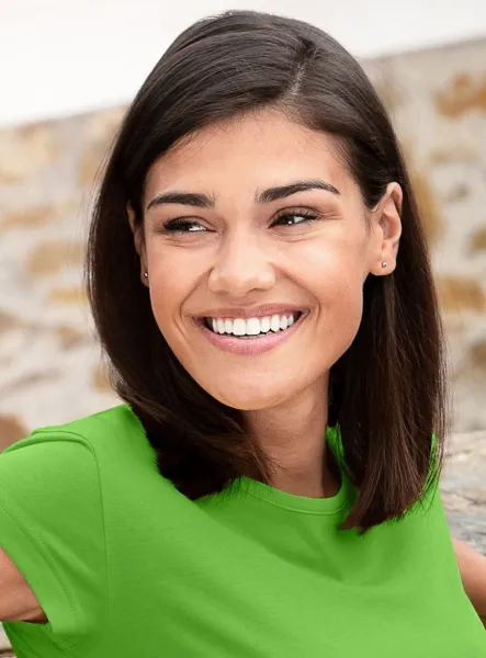 Dámské trendové tričko - Klasický kulatý výstřih