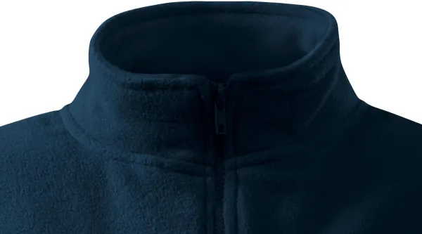 Dámská bunda fleecová - Zapínání na zip až ke bradě