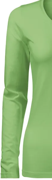 Dámské triko přiléhavé s dlouhým rukávem - Klasické dlouhé rukávy