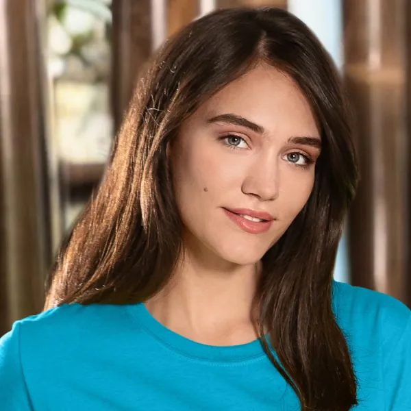 Dámské triko klasické - Klasický kulatý výstřih