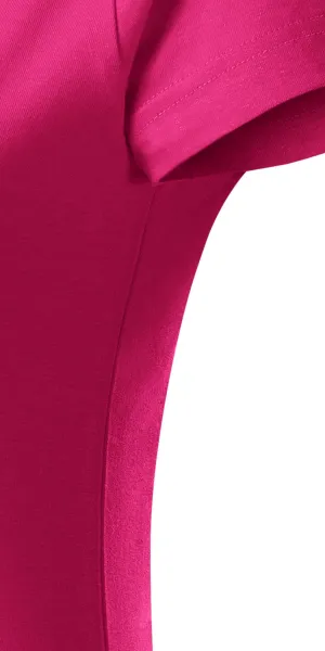 Dámské triko jednoduché - Střih s bočními švy