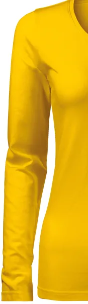 Dámské triko přiléhavé s dlouhým rukávem - Klasické dlouhé rukávy