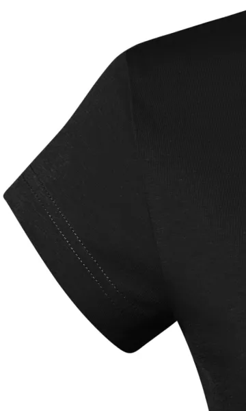 Dámské tričko s V-výstřihem zúžené - Velmi krátké rukávy