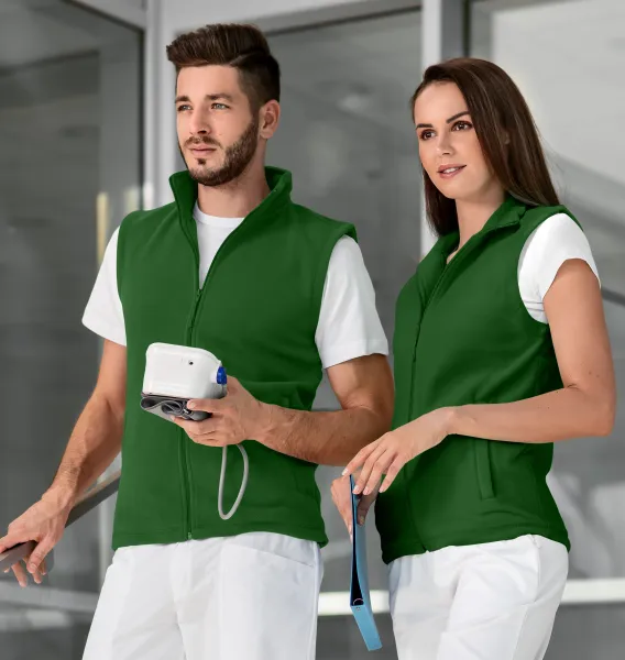 Vesta klasická - Unisex fleecová vesta - pro ženy i pro muže