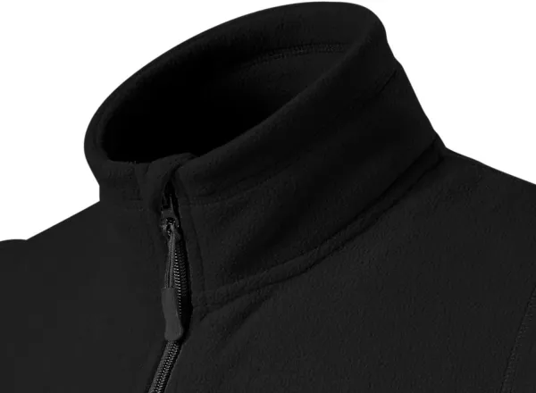 Fleecová vesta kontrastní - Zvednutý límec proti chladu na krku