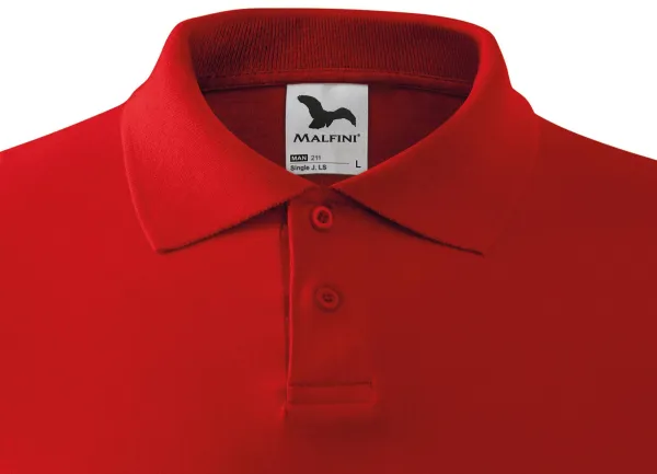 Pánská polokošile s dlouhým rukávem - Zapínání na 2 knoflíky