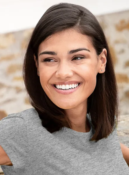 Dámské trendové tričko - Klasický kulatý výstřih