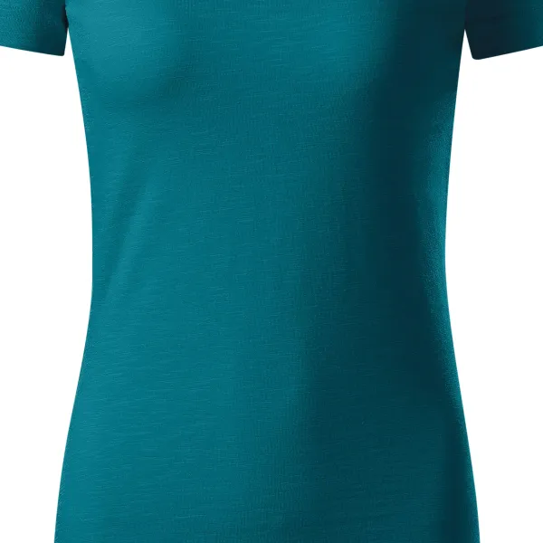 Dámské triko, strukturovaná organická bavlna - Jemně zúžený střih