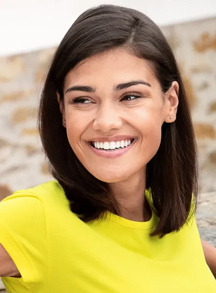 Dámské trendové tričko - Klasický kulatý výstřih