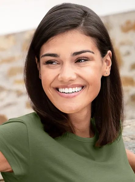 Dámské trendové tričko - Klasický kulatý výstřih