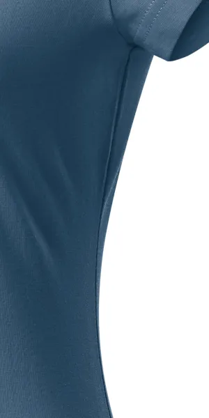 Dámské tričko s V-výstřihem zúžené - Střih s bočními švy