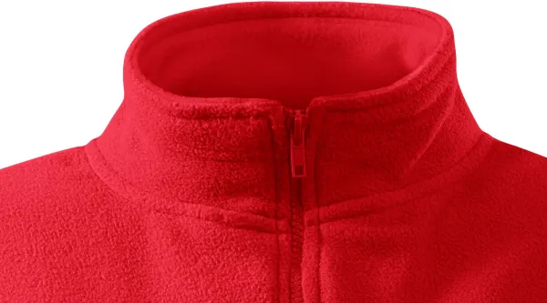 Dámská bunda fleecová - Zapínání na zip až ke bradě