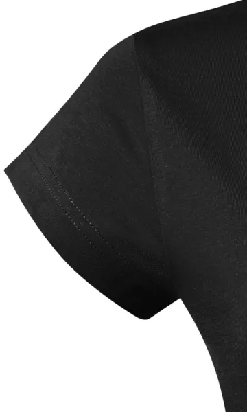 Dámské triko zúžené s kulatým výstřihem - Krátké rukávy