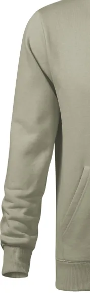 Pánská mikina bez zipu s kapucí - Klasické dlouhé rukávy