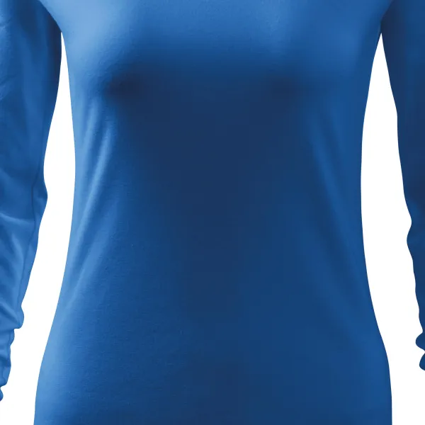 Dámské triko zúžené, V-výstřih - Jemně zúžený střih