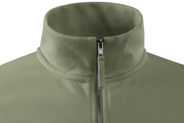 Pánská mikina jednoduchá bez kapuce - Vysoký límec