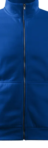 Pánská mikina jednoduchá bez kapuce - Kovový zip