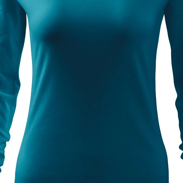 Dámské triko zúžené, V-výstřih - Jemně zúžený střih