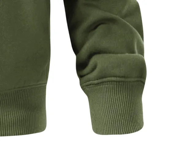 Pohodlná dámská mikina s kapucí - Klasické dlouhé rukávy