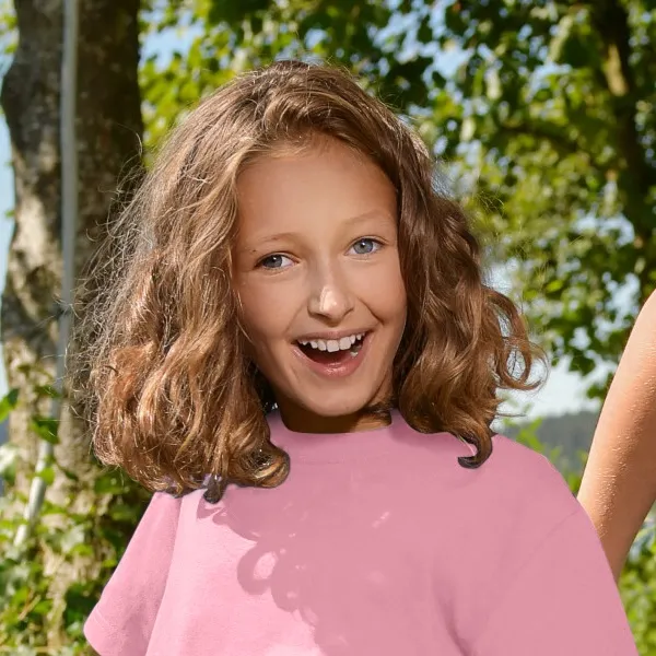 Dětské tričko jednoduché - Klasický kulatý výstřih