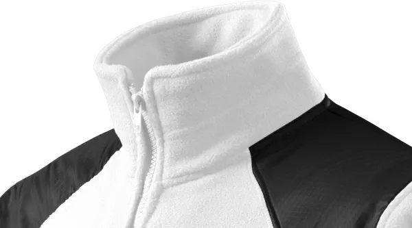 Bunda sportovní - Zvednutý límec proti chladu na krku