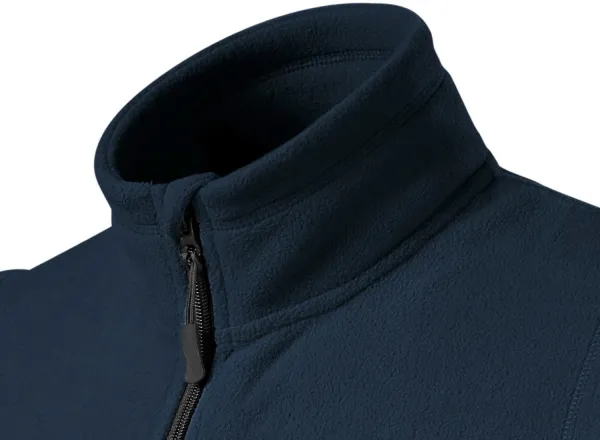 Fleecová vesta kontrastní - Zvednutý límec proti chladu na krku
